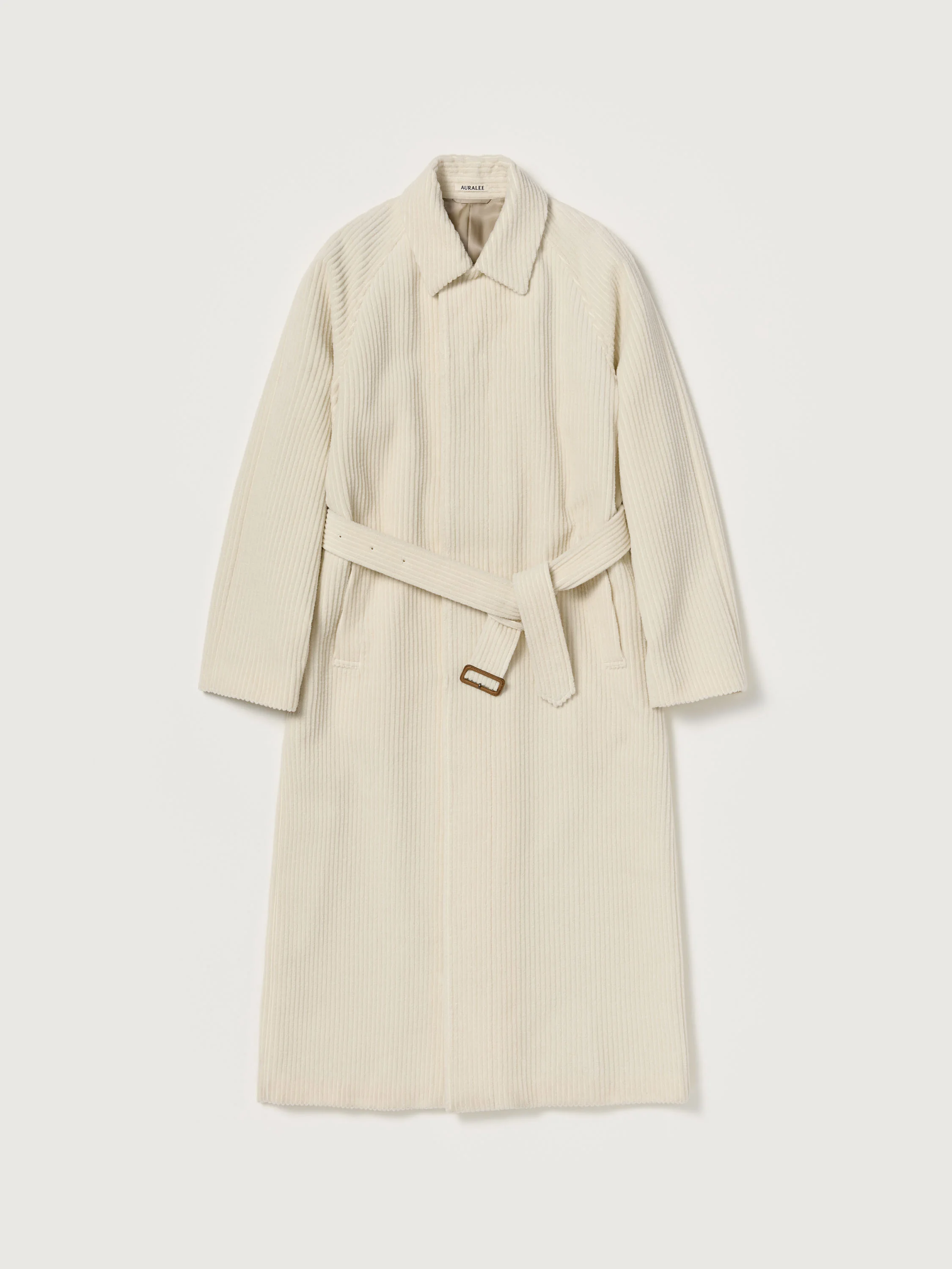 WOOL CASHMERE CORDUROY SOUTIEN COLLAR COAT - 1