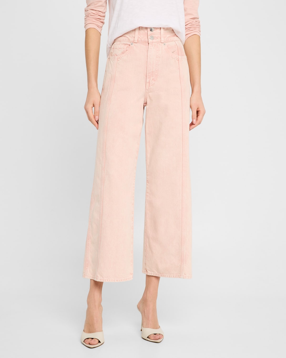 Taylor Crop High-Rise Wide Jeans - 4