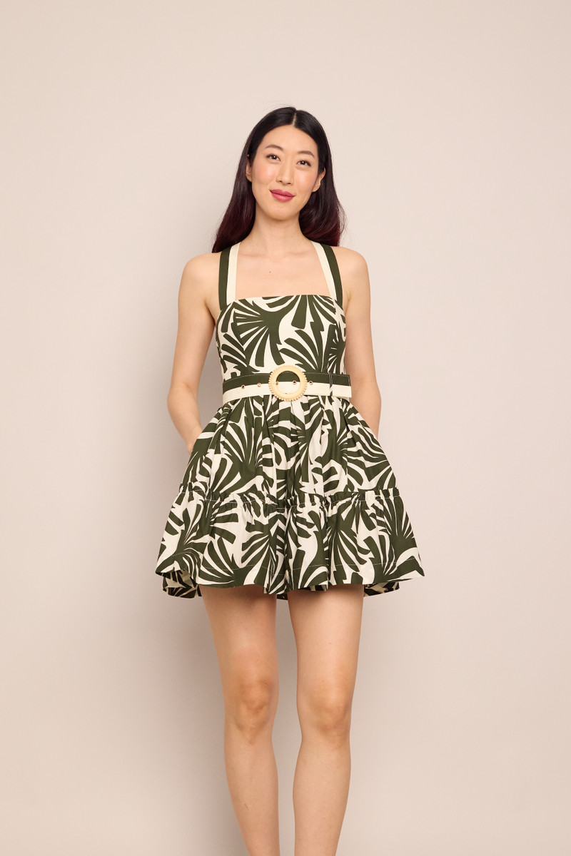 Cara Cara Julietta Mini Dress
A Perfect Criss-Cross Back Mini Sundress Featuring A Statement Belt outlook