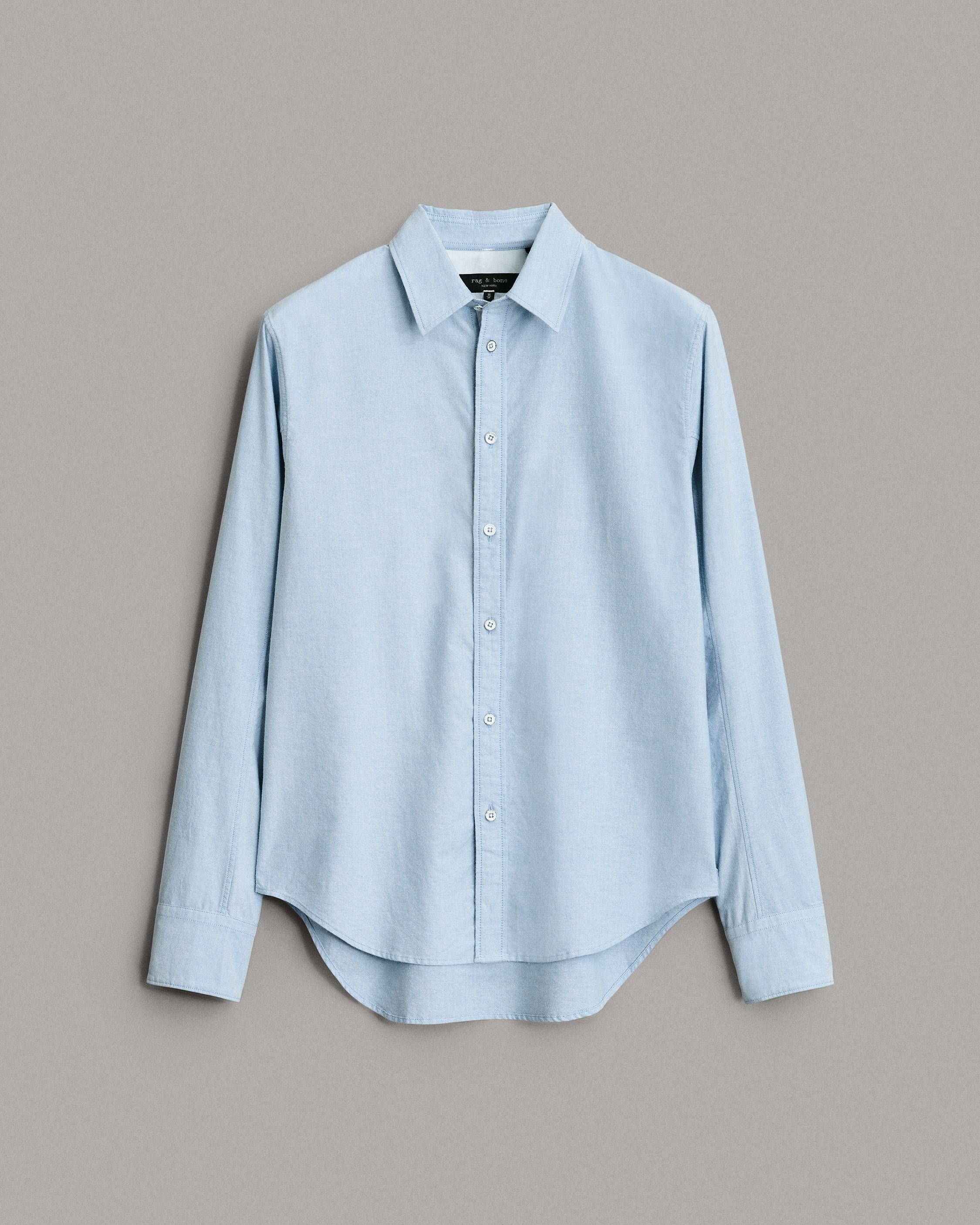 Slim-Fit Cotton Oxford Shirt