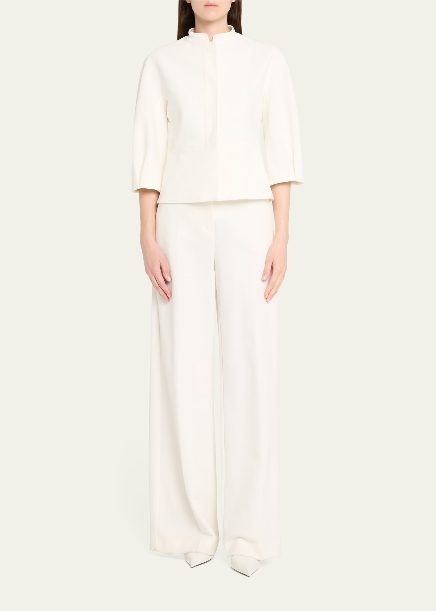 Nastro Three-Quarter Sleeve Cotton Jacket - 2