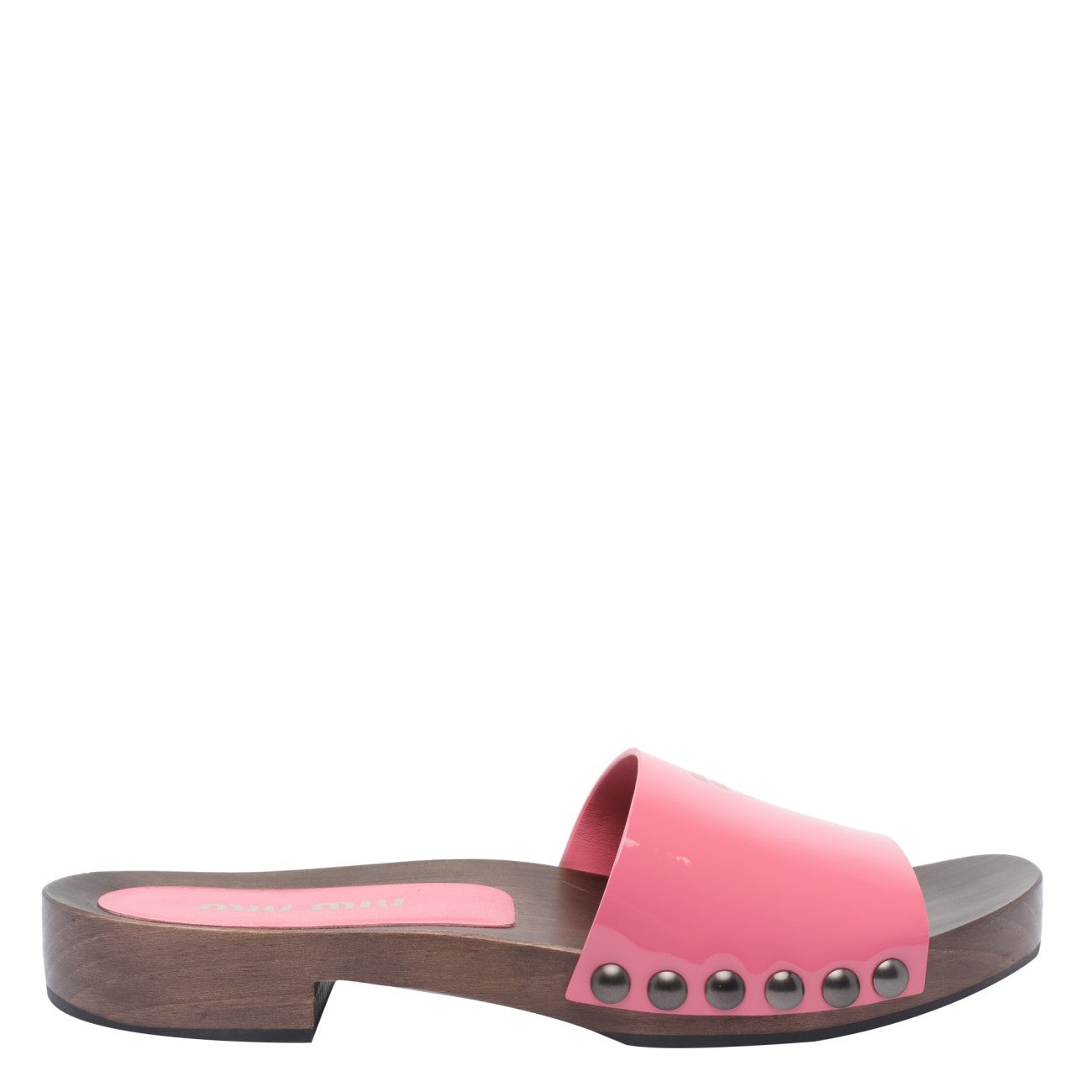 Miu Miu Women Patent Leather Clogs - 1