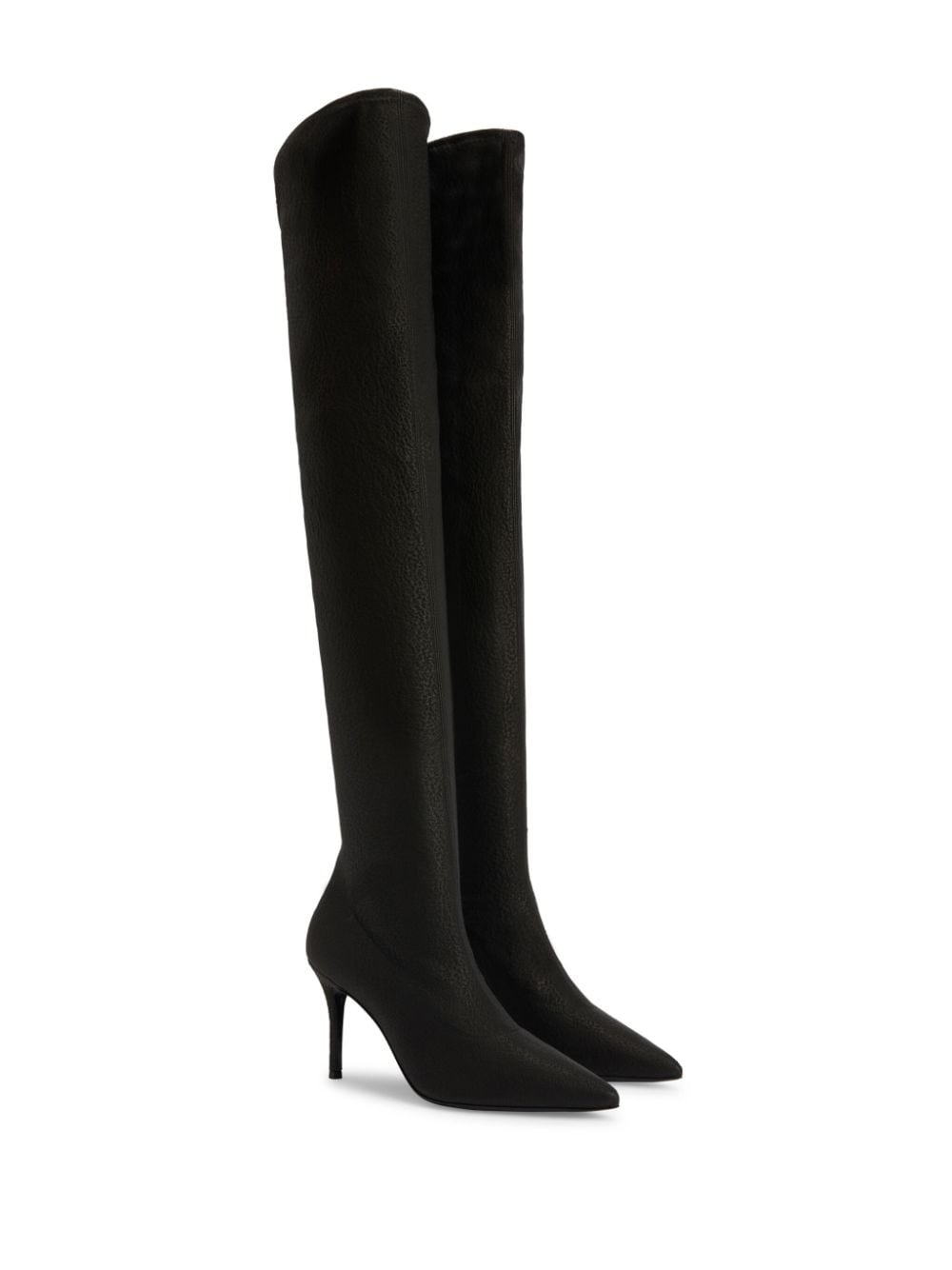 Makanzie leather thigh-high boots - 2