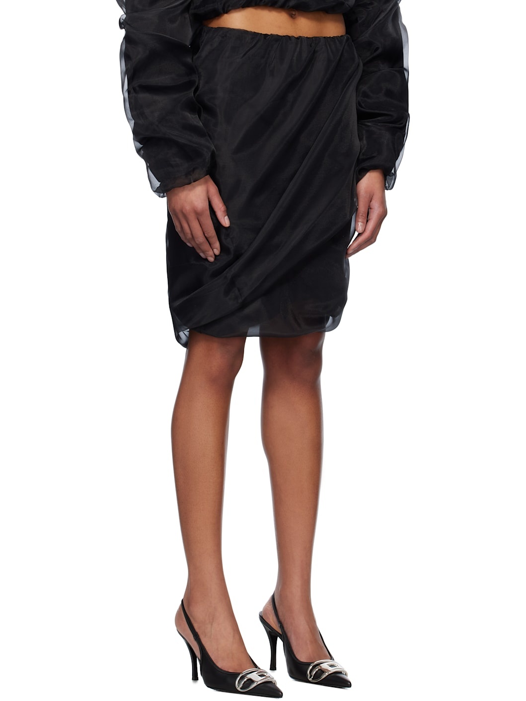 Black Layered Mini SKirt - 2