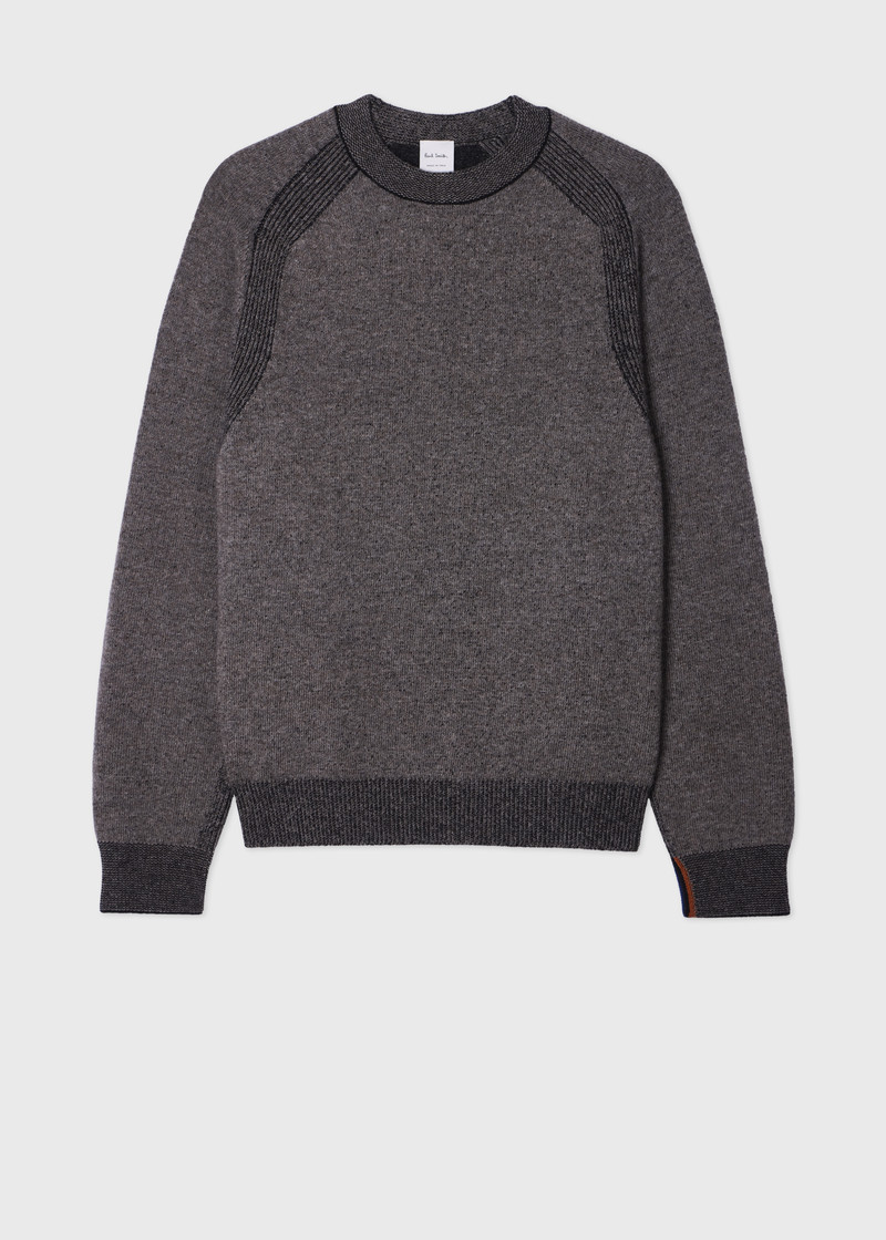 Grey Lambswool Sweater 1