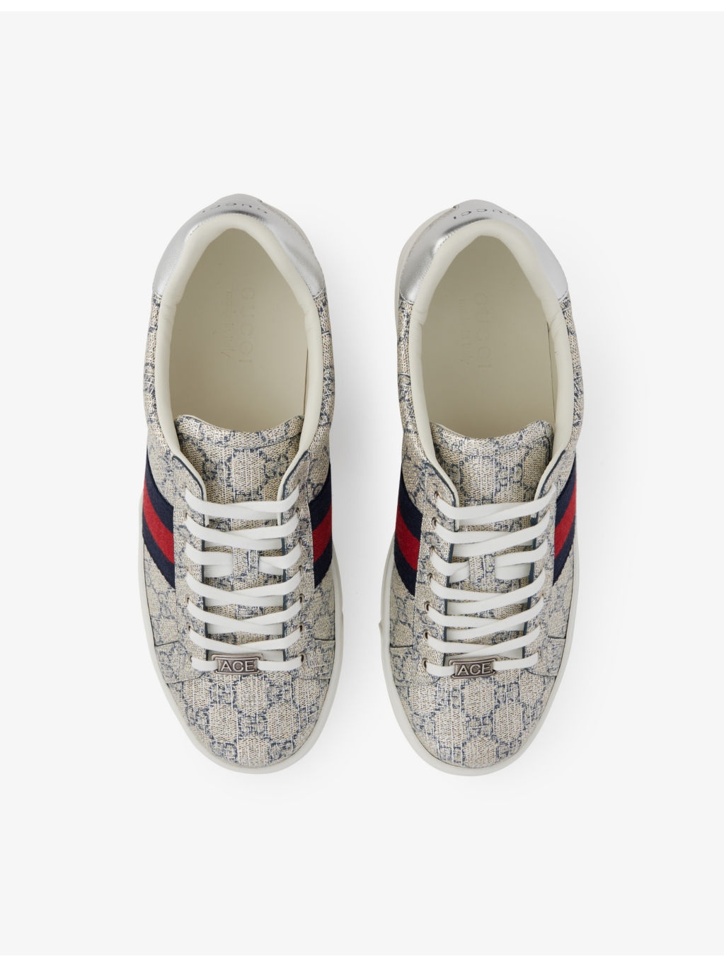Ace Shiny canvas low-top trainers - 2