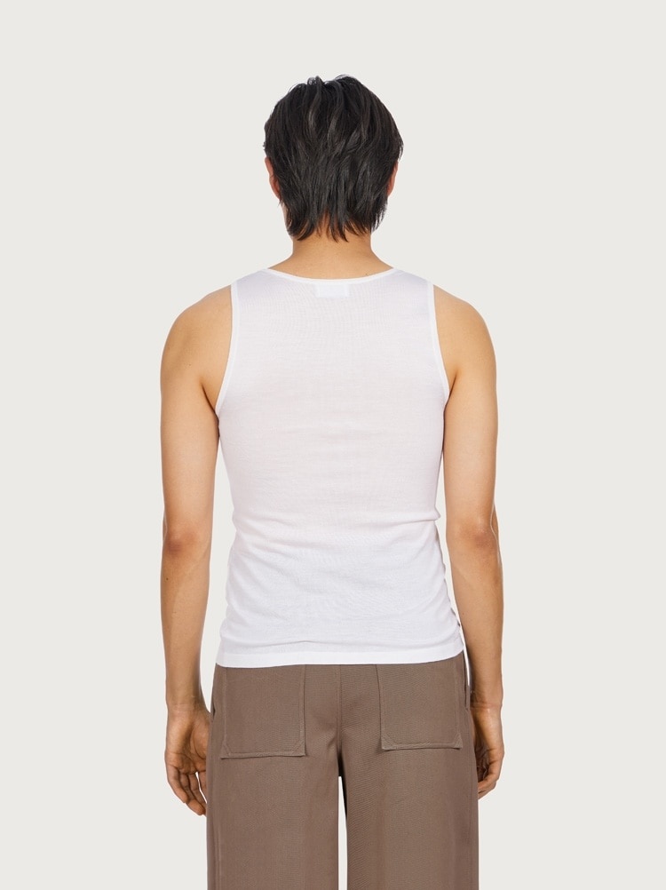 SILK AND CASHMERE TANK TOP - 3