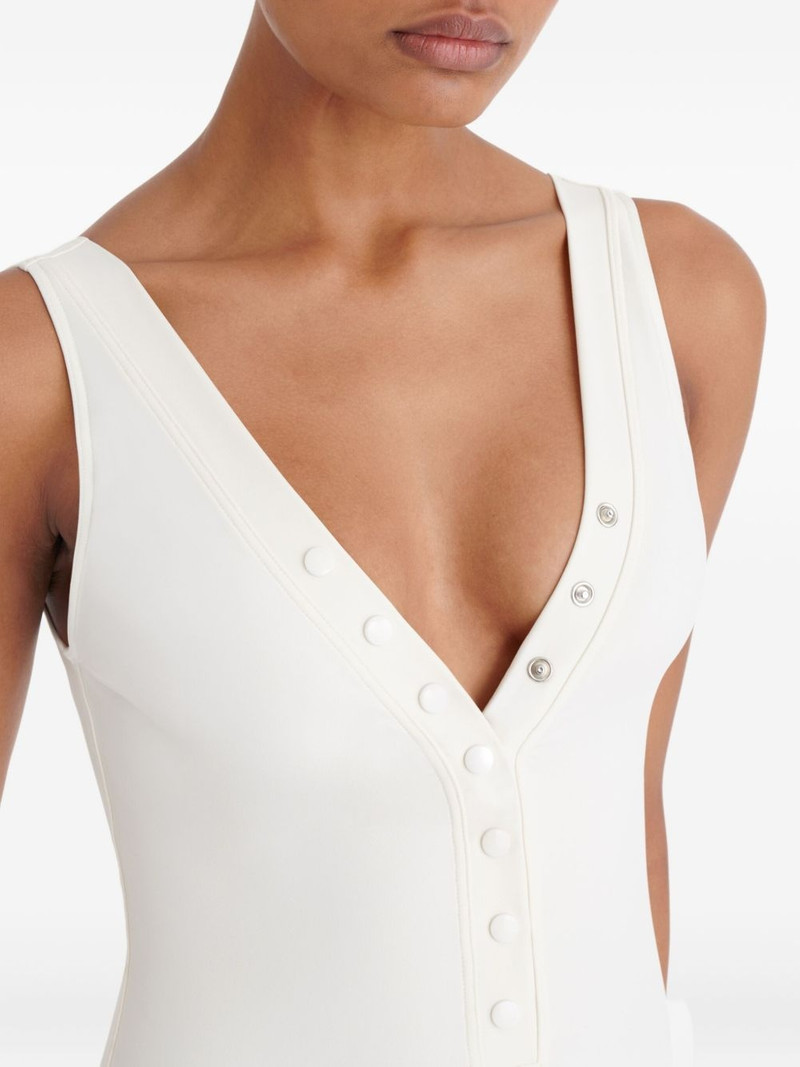 Icône ribbed snap-detail swimsuit 5