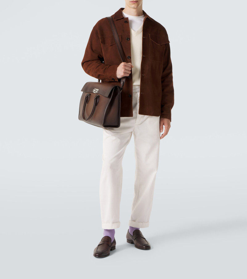 Berluti E’Mio leather briefcase outlook