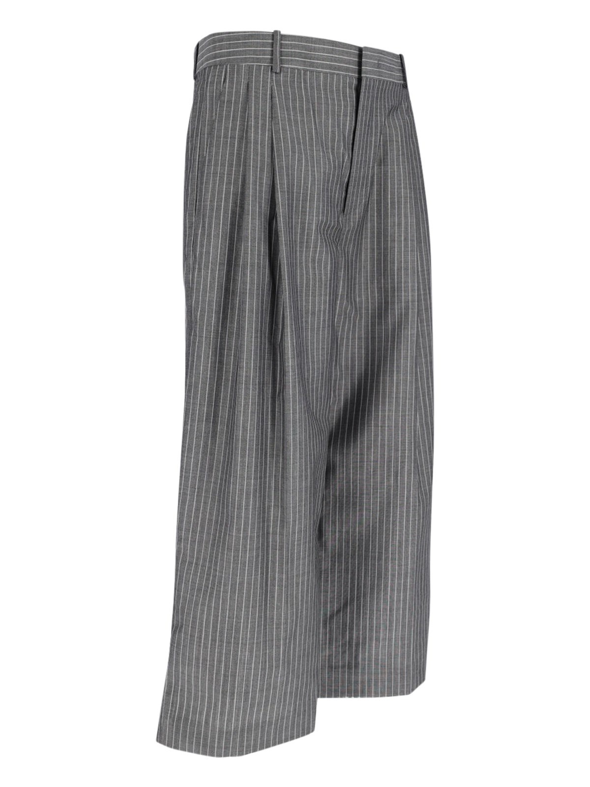 WIDE PANTS IN VIRGIN WOOL AND MOHAIR - 3