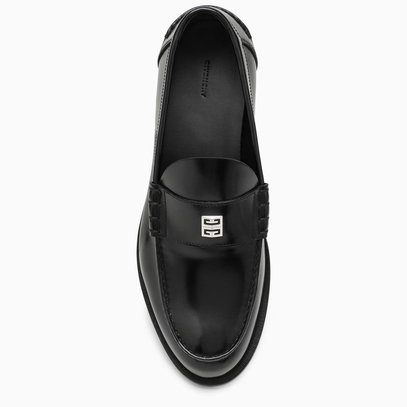 Givenchy Black Leather Mr G Loafers Men - 3