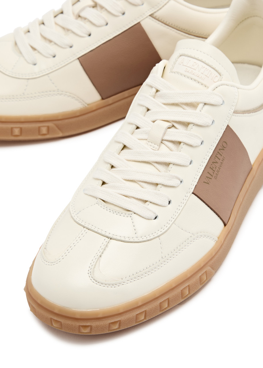 Upvillage panelled leather sneakers - 3