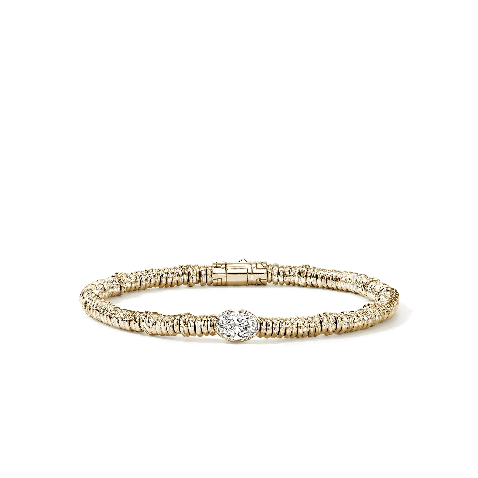 JH Lovestruck™ Heishi Bracelet, Gold, Diamond, 1.0TCW - 1