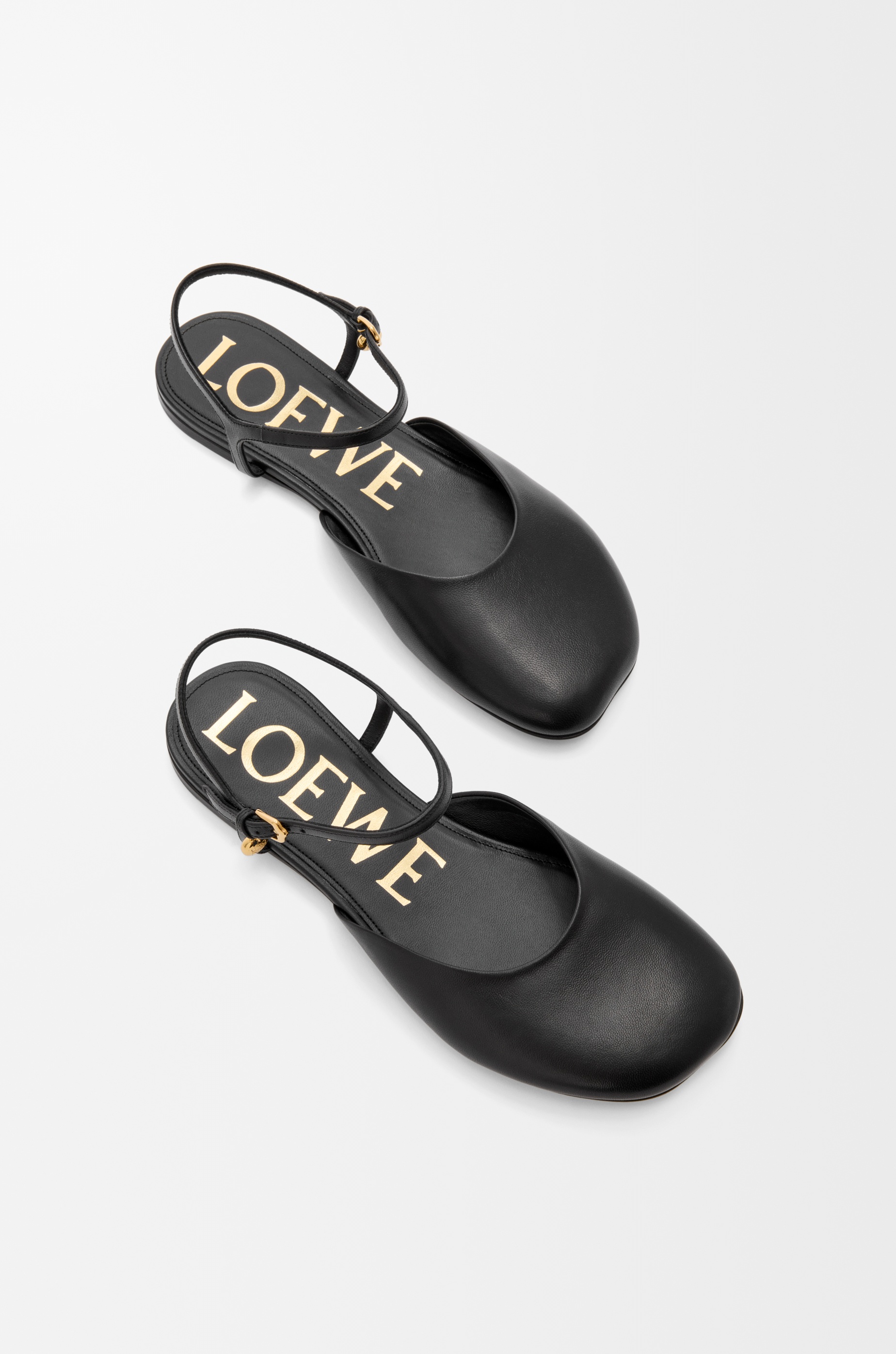 Toy ankle strap ballerina in lambskin - 4
