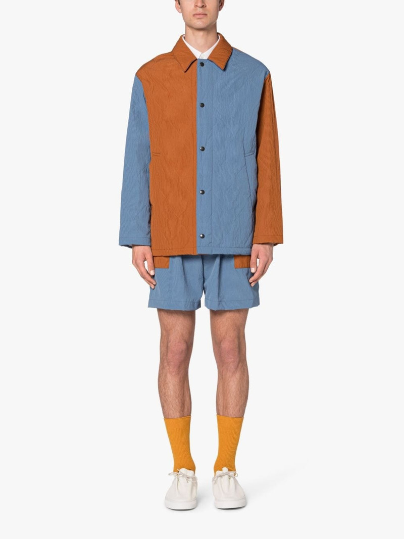 Mackintosh FUN TEEMING COLOR BLOCK COACH JACKET outlook