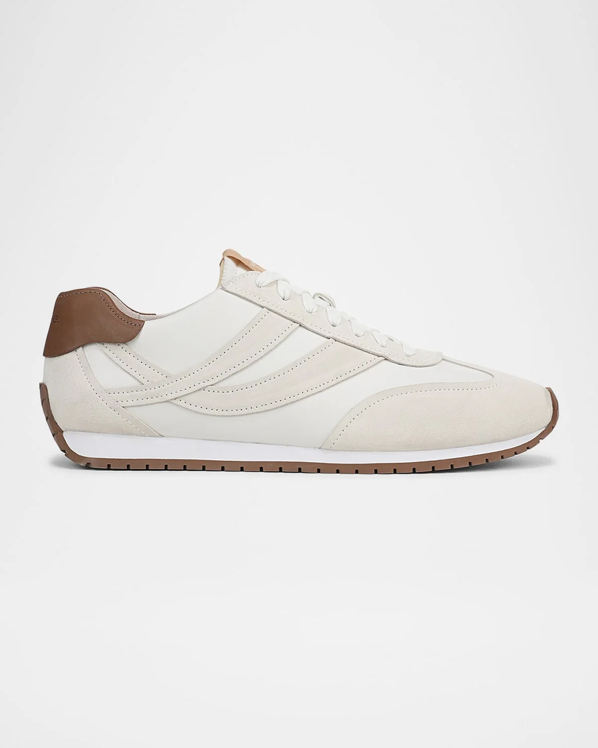 Men's Oasis Low-Top Leather Runner Sneakers - 1