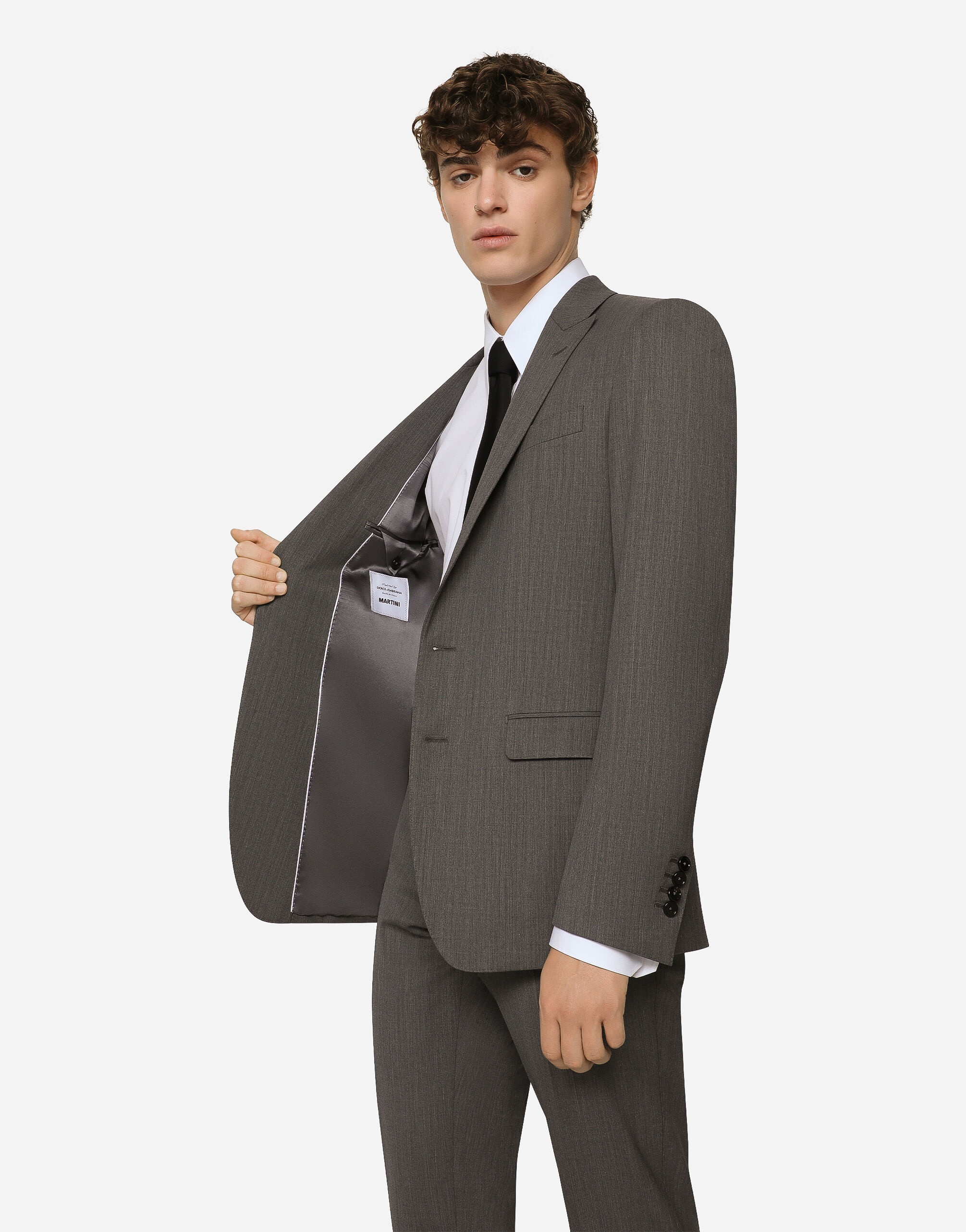 Single-breasted stretch wool Martini-fit suit - 5