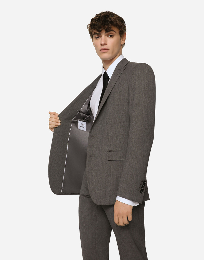 Single-breasted stretch wool Martini-fit suit 5
