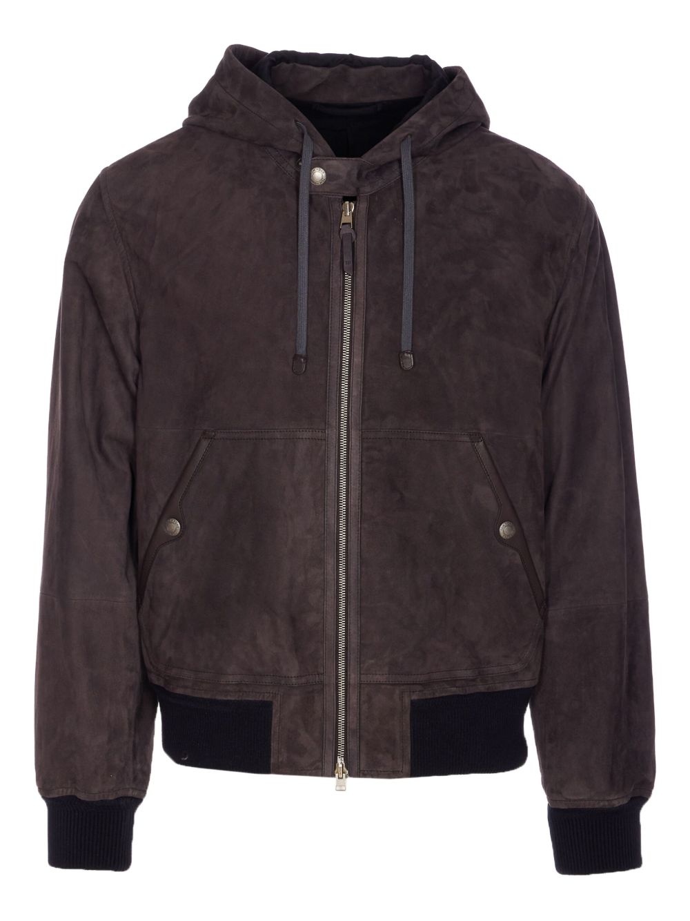 hooded zip-front jacket - 1