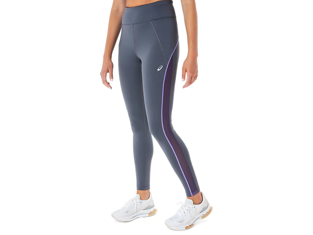 (WMNS) ASICS Mesh Panel Training Leggings 'Carrier Grey' 2032C711-020 - 3