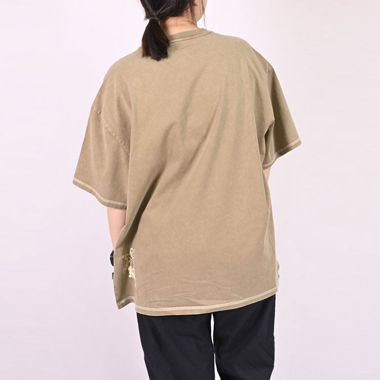 Converse Skateboard Wash Tee 'Light Brown' 10026164-A01 - 3