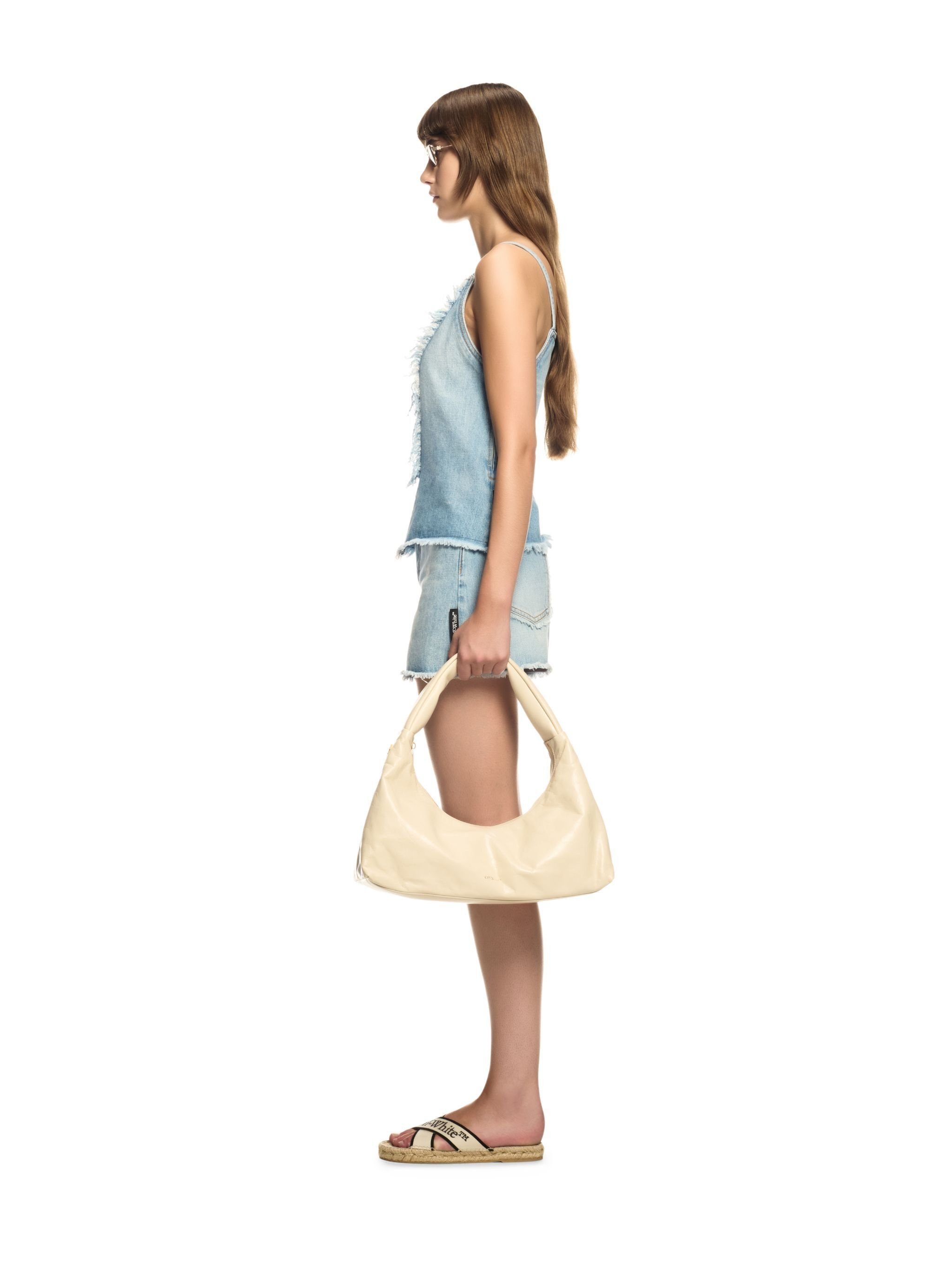 White Jumbo Arcade Shoulder Bag - 2