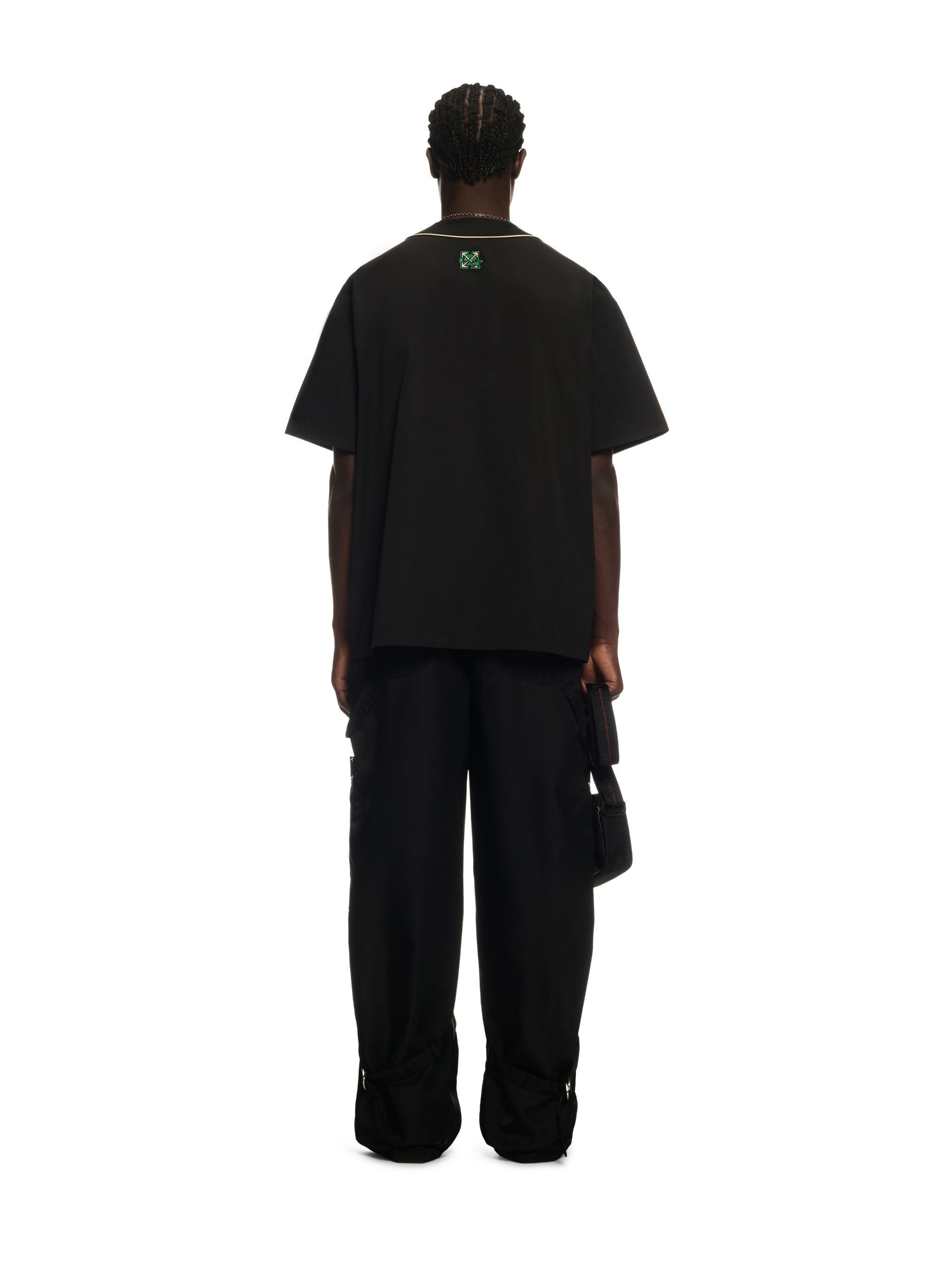 Black Nylon Carpenter Pants - 4