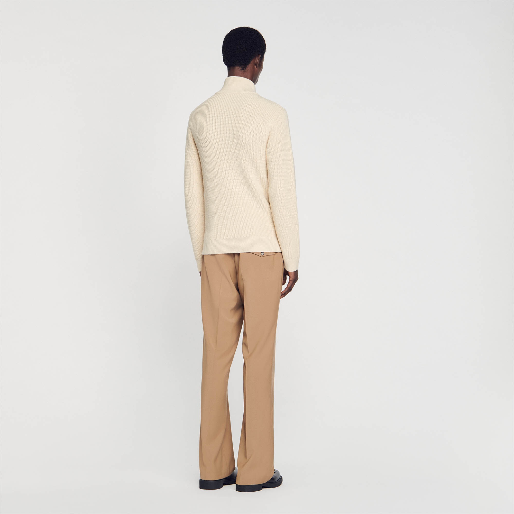 KNITTED ZIP-UP CARDIGAN - 6