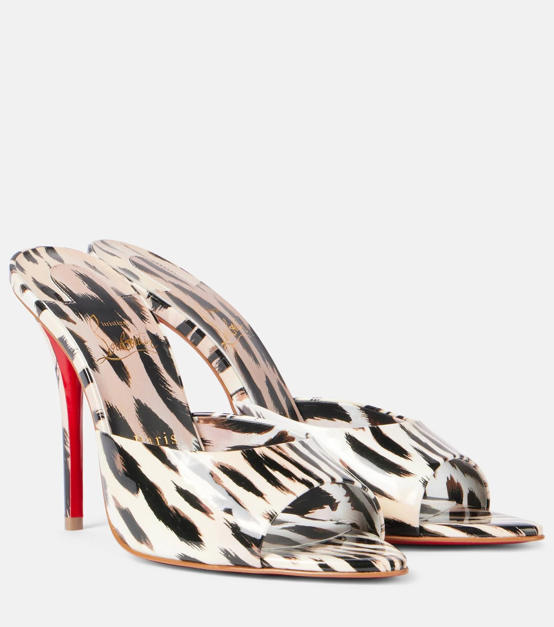 Miss Z 100 patent leather mules - 1