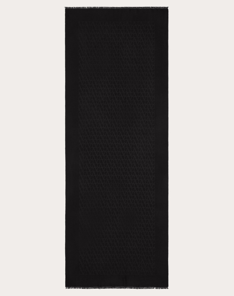 TOILE ICONOGRAPHE STOLE IN SILK AND WOOL 3