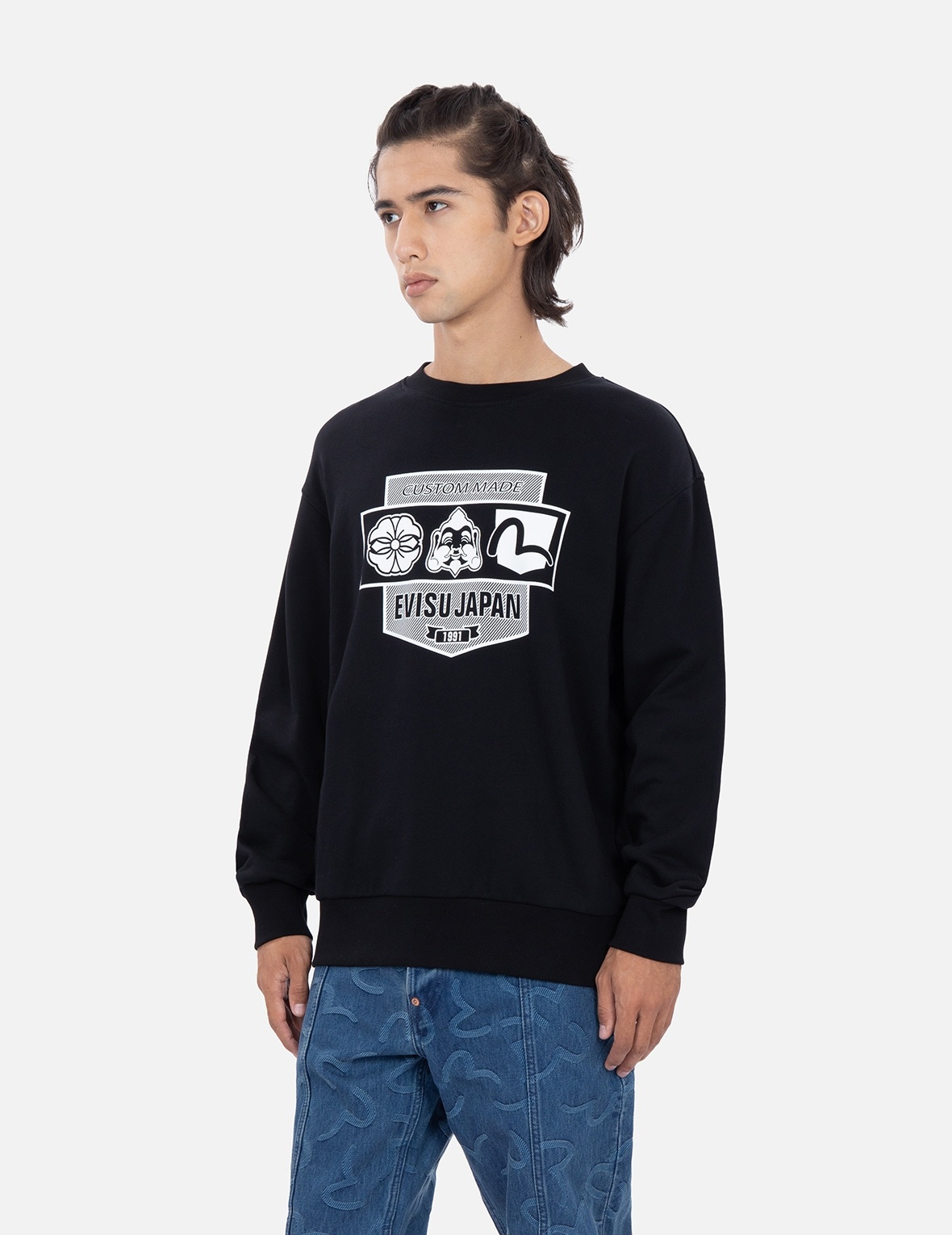 POCKET GRAPHIC PRINT SWEATSHIRT - 7