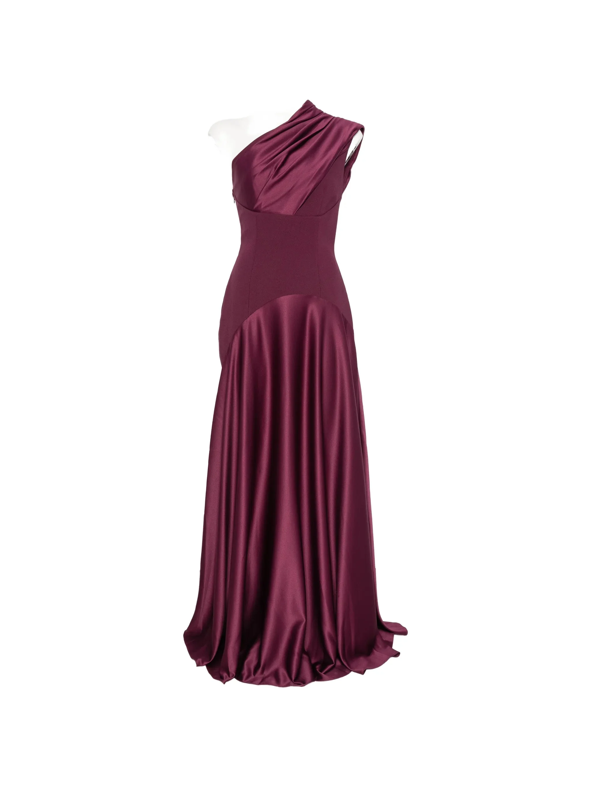 Solace London One-shoulder Draped Maxi Dress - 1