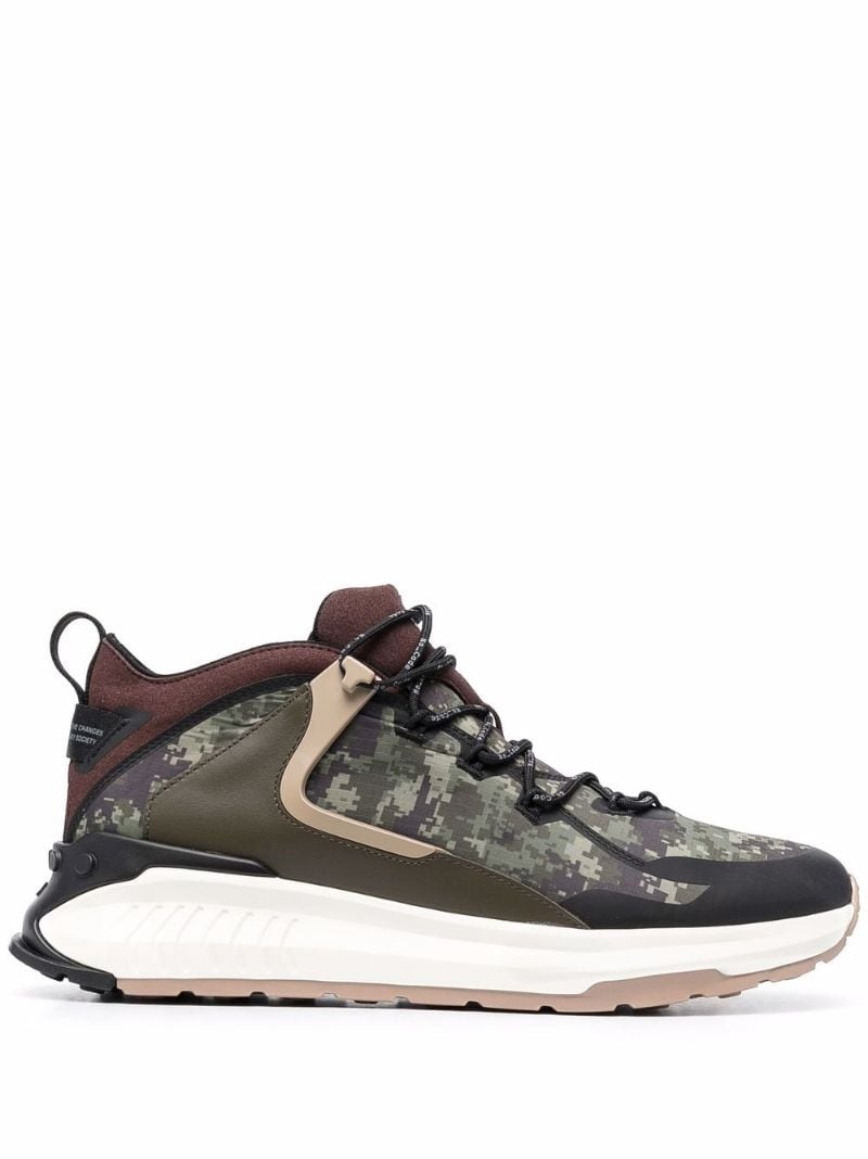 No_Code J camouflage-print sneakers - 1