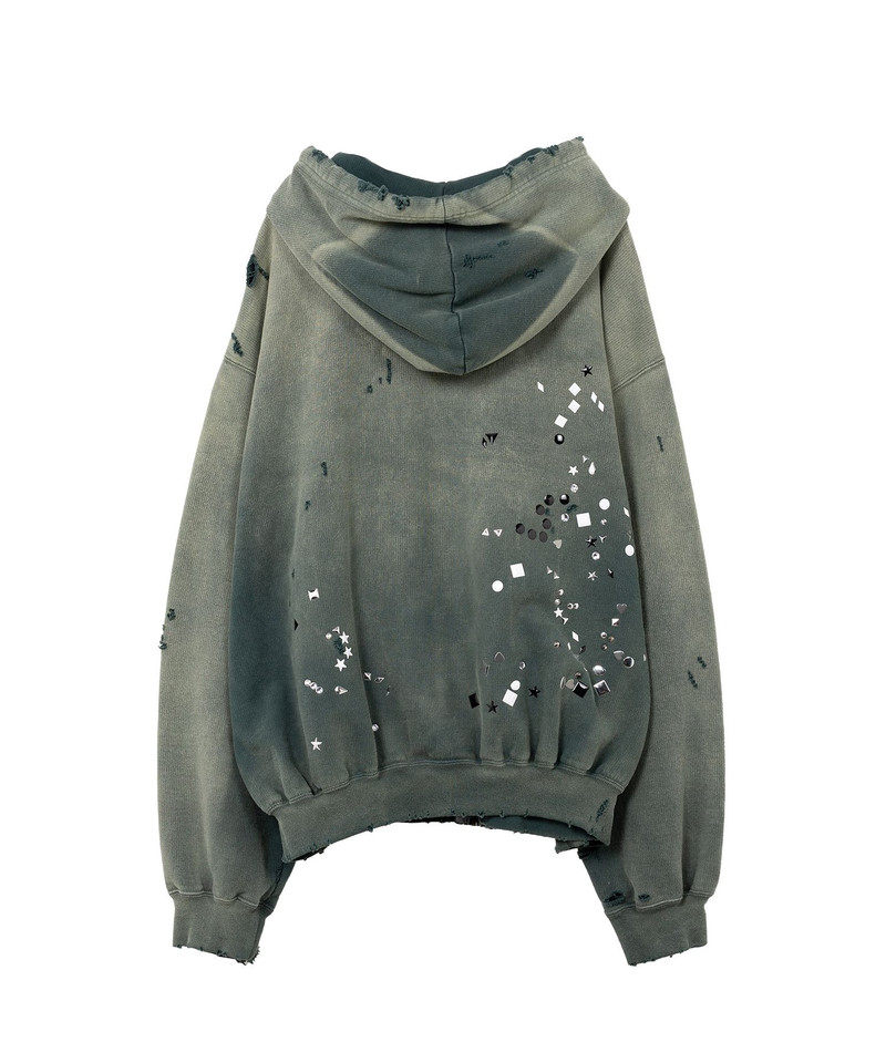 Sun Faded Like Embellished Zip-up Hoodie 28