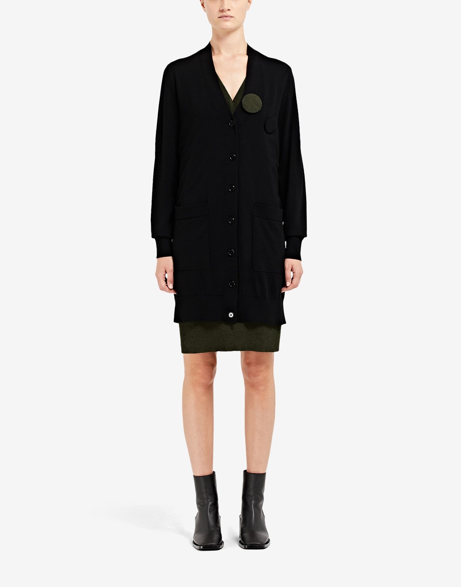 Badge cardigan dress - 2
