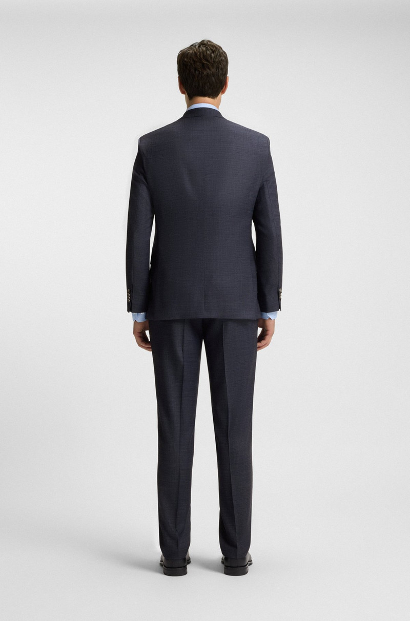 BOSS THREE-PIECE REGULAR-FIT SUIT IN STRETCH VIRGIN WOOL outlook