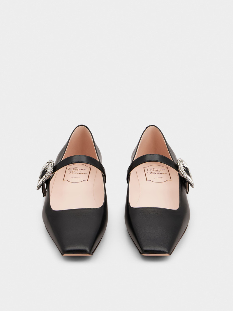 Belle Vivier Mary Janes in leather 7
