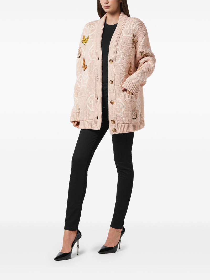 Fairy-embroidered cardigan 1