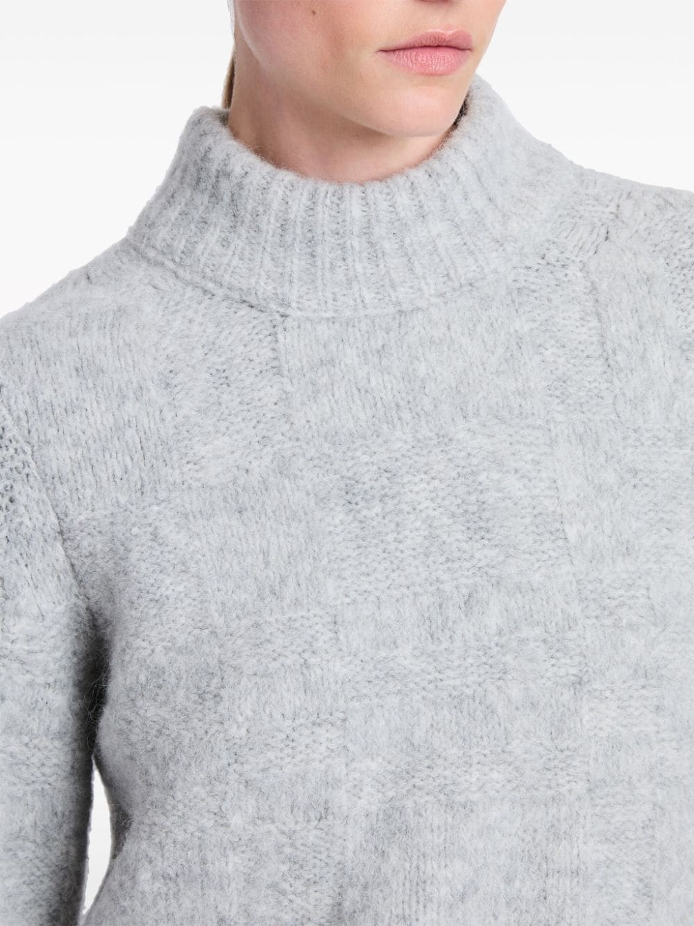 Brigitt mock-neck jumper - 6