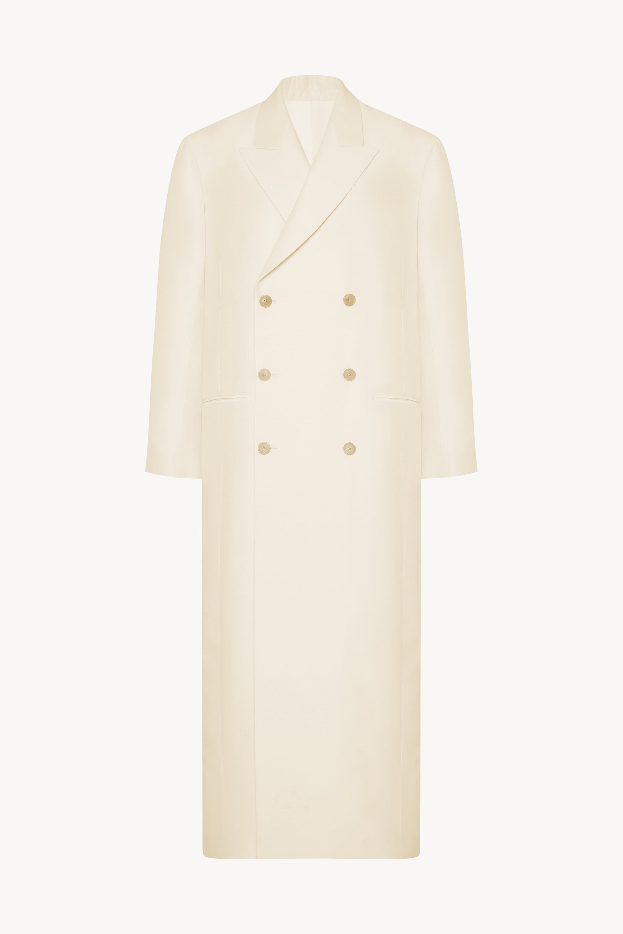 Catena Coat in Wool and Silk - 1