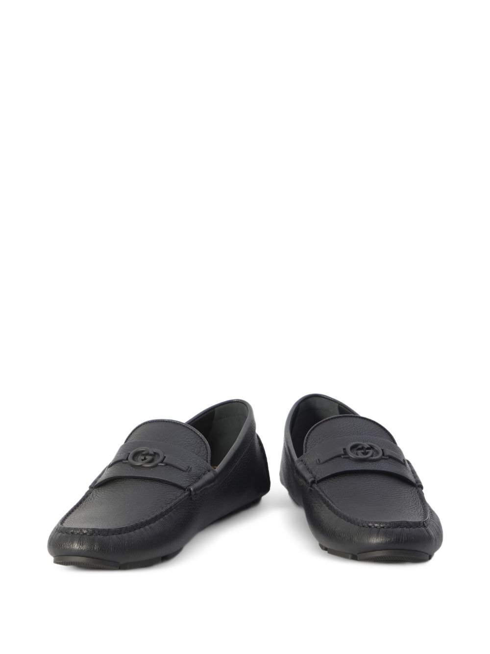 leather horsebit loafers - 3