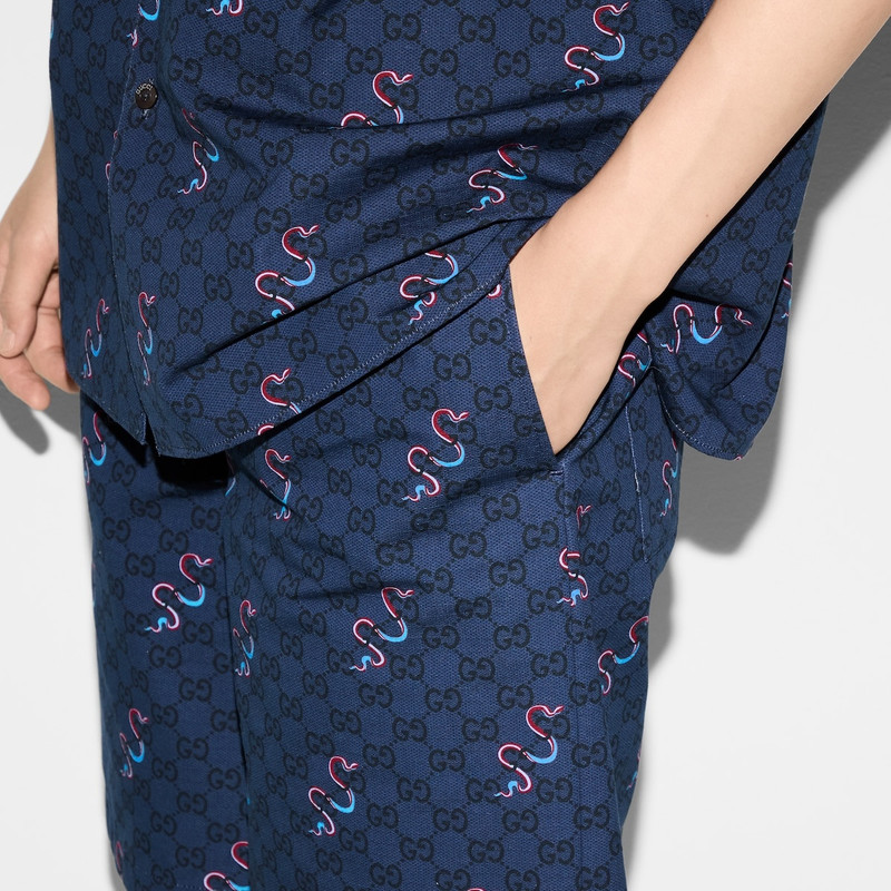 Printed cotton ripstop shorts 5