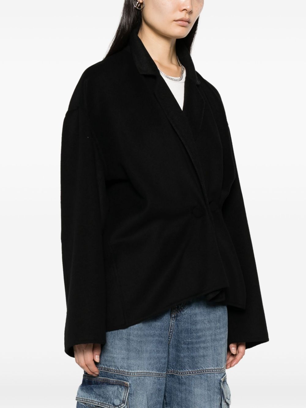 double-face wool-cashmere jacket - 3