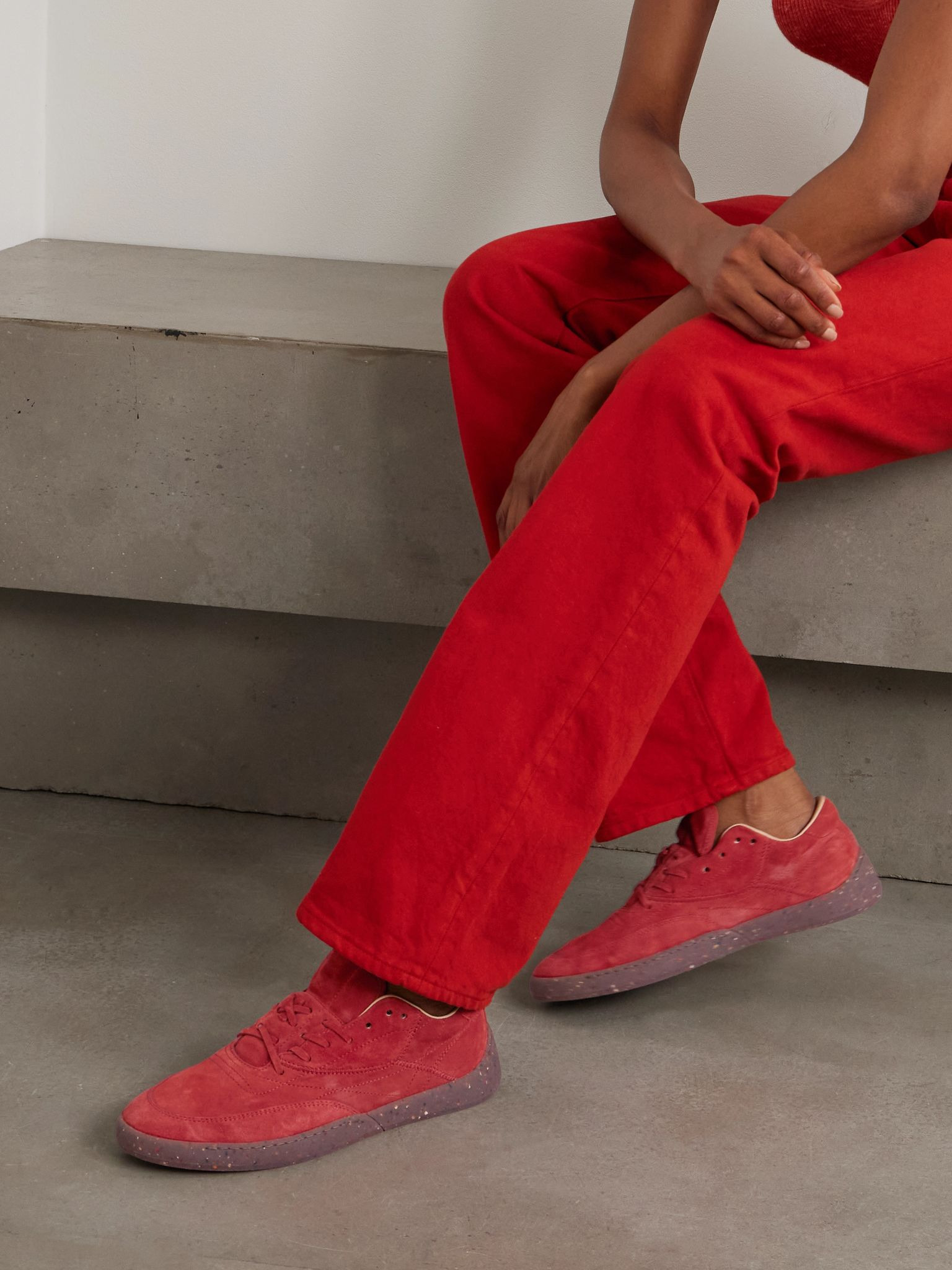 Ohio suede sneakers Orange - 2