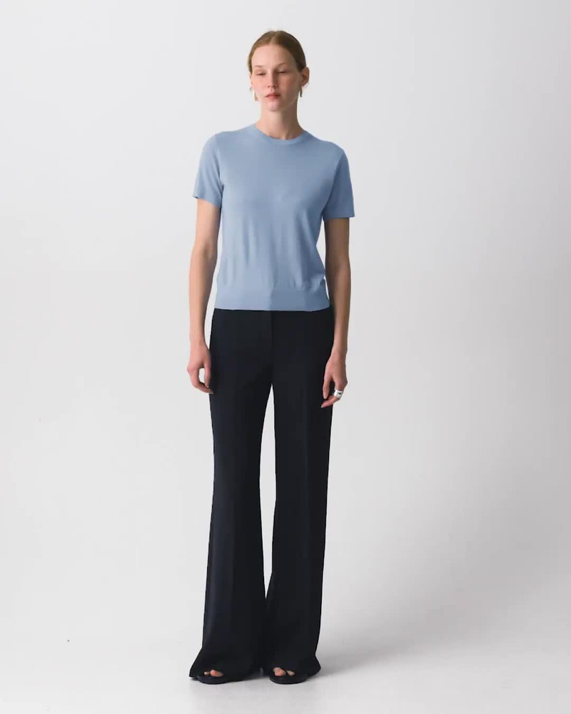 Fluid Flare Pant in Admiral Crepe 7