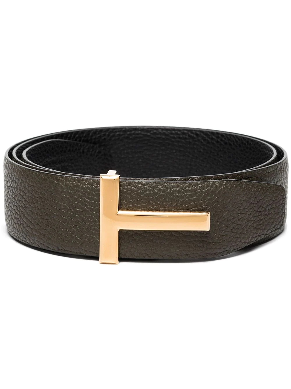 reversible logo-plaque belt - 1