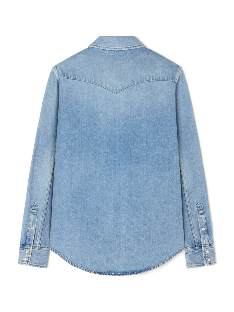 Light Wash Denim Shirt 3