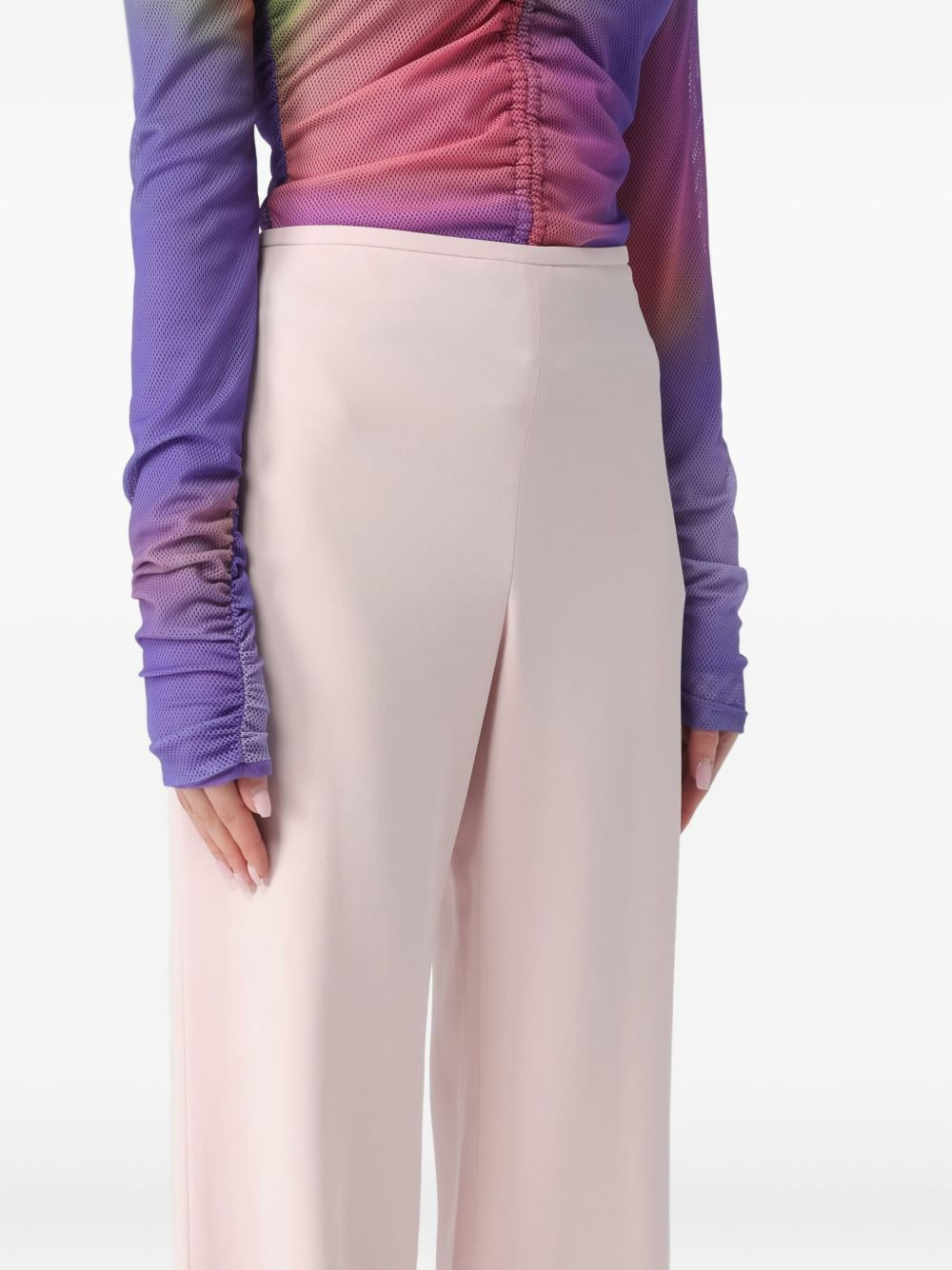 flat-front trousers - 3