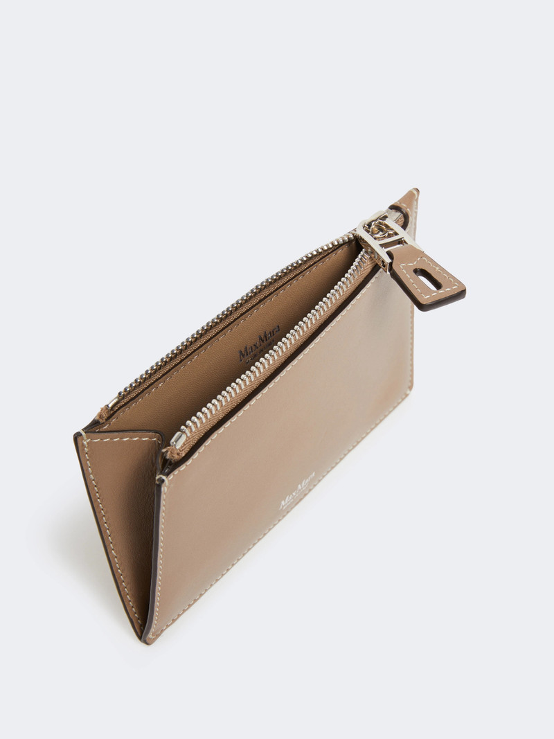 Max Mara Leather card holder - MUD outlook