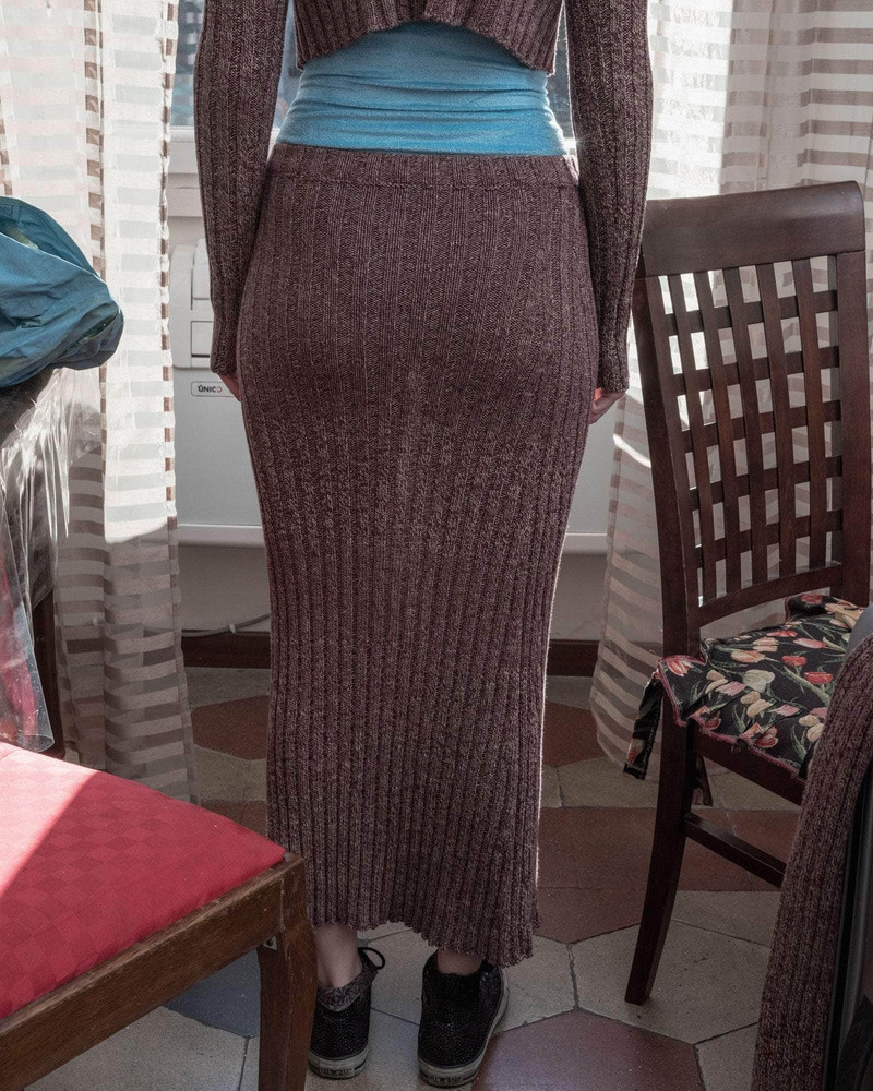 Loulou Skirt
                  - Organic Cotton Rib 7